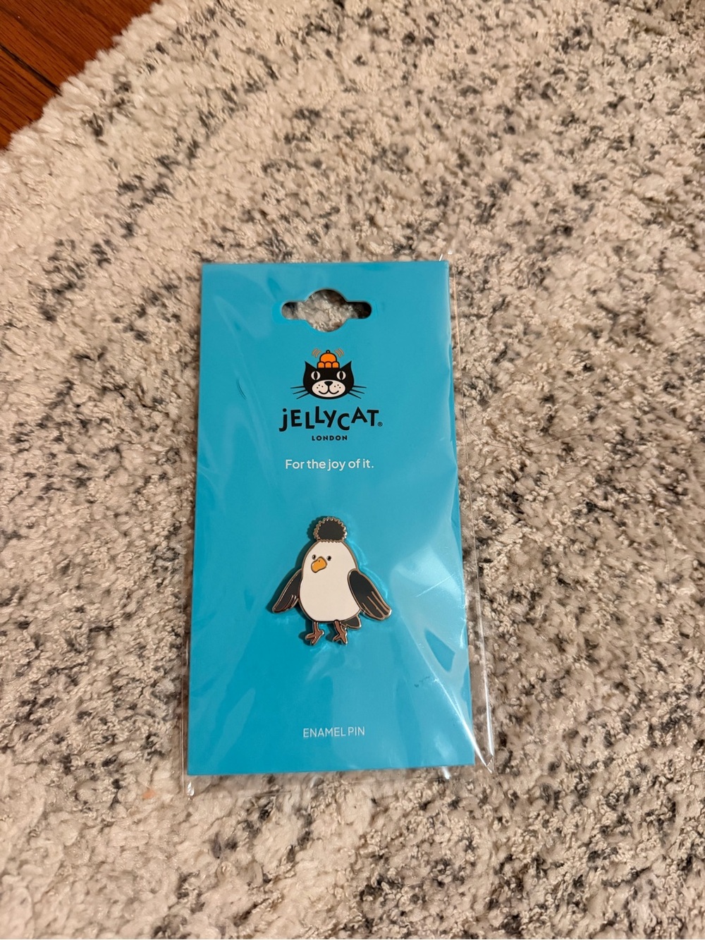 Jellycat exclusive seagull enamel pin